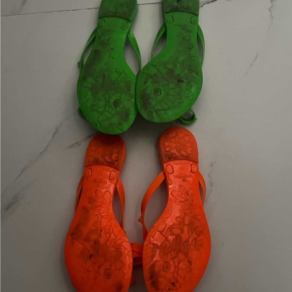 Valentino Neon Pool Sandals